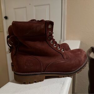 Timberland Burgundy Boots